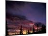 Solstice Sunset atop Midnight Dome, Dawson City, Yukon, Canada-Paul Souders-Mounted Photographic Print