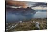 Solto Collina, Iseo lake, Lombardy, Italy. View of the lake from San Defendente church.-ClickAlps-Stretched Canvas