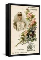 Solution Pautauberge Trade Card, Alexandra of Denmark-null-Framed Stretched Canvas
