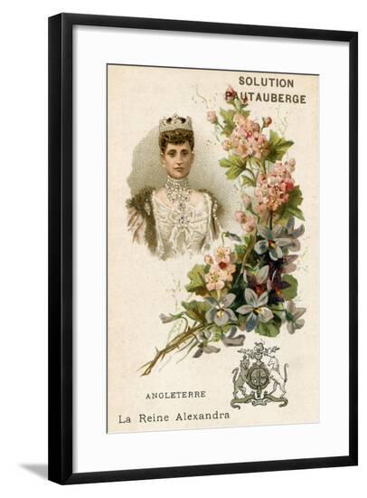 Solution Pautauberge Trade Card, Alexandra of Denmark--Framed Giclee Print