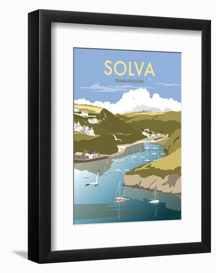 Solva - Dave Thompson Contemporary Travel Print-Dave Thompson-Framed Giclee Print