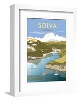 Solva - Dave Thompson Contemporary Travel Print-Dave Thompson-Framed Giclee Print