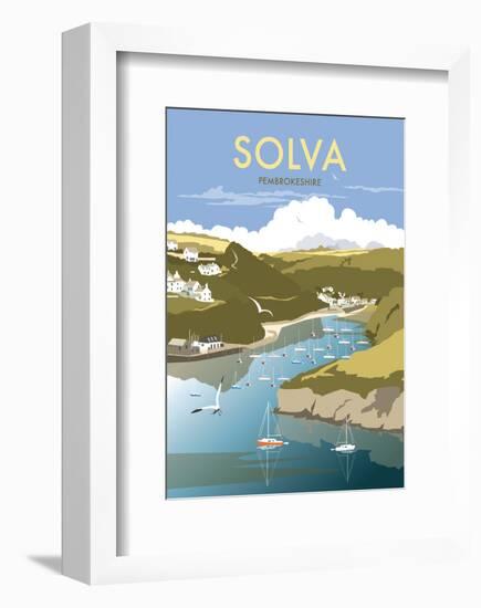 Solva - Dave Thompson Contemporary Travel Print-Dave Thompson-Framed Giclee Print