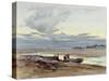 Solway Sands-John Edgar Mitchell-Stretched Canvas