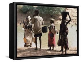 Somali Speaking People, Ogaden, Ethiopia, Africa-Liam White-Framed Stretched Canvas