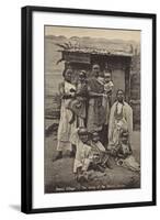 Somali Village - the Family of the Native Doctor-null-Framed Photographic Print