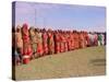 Somali Women in Colorful Dress Come out to Support the Transitional Federal Government-null-Stretched Canvas