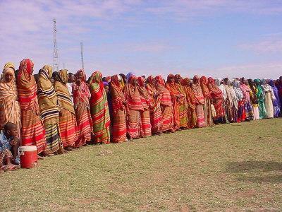 Somali Women in Colorful Dress Come out to Support the Transitional Federal  Government' Photographic Print | AllPosters.com