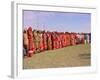 Somali Women in Colorful Dress Come out to Support the Transitional Federal Government-null-Framed Photographic Print