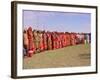 Somali Women in Colorful Dress Come out to Support the Transitional Federal Government-null-Framed Photographic Print