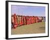 Somali Women in Colorful Dress Come out to Support the Transitional Federal Government-null-Framed Photographic Print