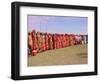 Somali Women in Colorful Dress Come out to Support the Transitional Federal Government-null-Framed Photographic Print
