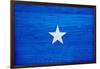 Somalia Flag Design with Wood Patterning - Flags of the World Series-Philippe Hugonnard-Framed Art Print