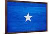 Somalia Flag Design with Wood Patterning - Flags of the World Series-Philippe Hugonnard-Framed Art Print