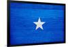 Somalia Flag Design with Wood Patterning - Flags of the World Series-Philippe Hugonnard-Framed Art Print