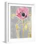 Somber Poppy 3 - Gray-Megan Swartz-Framed Art Print