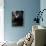 Sombre Pianist-null-Framed Photographic Print displayed on a wall