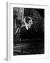 Sombre Pianist-null-Framed Photographic Print