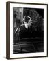 Sombre Pianist-null-Framed Photographic Print