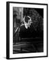 Sombre Pianist-null-Framed Photographic Print