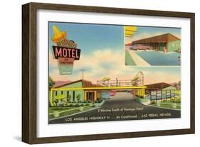 Sombrero Motel, Las Vegas, Nevada-null-Framed Art Print