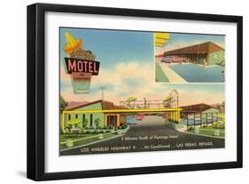 Sombrero Motel, Las Vegas, Nevada-null-Framed Art Print