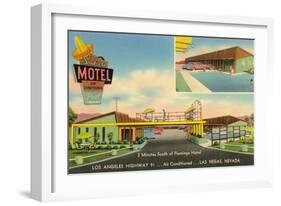 Sombrero Motel, Las Vegas, Nevada-null-Framed Art Print