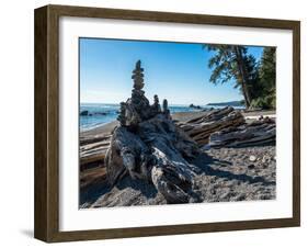 Sombrio Inukshuk-Tim Oldford-Framed Photographic Print