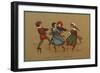 Some Children in Varied Costumes Play Ring-A-Ring O'Roses-null-Framed Art Print