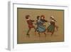 Some Children in Varied Costumes Play Ring-A-Ring O'Roses-null-Framed Art Print