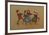 Some Children in Varied Costumes Play Ring-A-Ring O'Roses-null-Framed Art Print