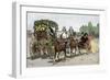 Some Decorated Carriages in the Tournament of Roses Parade, Pasadena, California, 1891-null-Framed Giclee Print