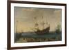 Some East Indiamen Offshore-Hendrik Cornelisz Vroom-Framed Premium Giclee Print