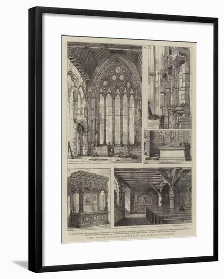 Some Ecclesiological Discoveries and Remains in London-Henry William Brewer-Framed Giclee Print