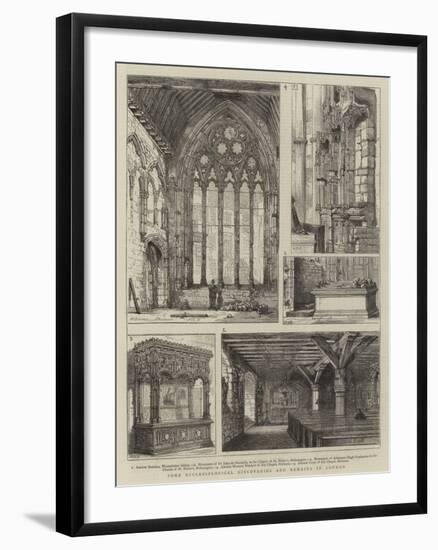 Some Ecclesiological Discoveries and Remains in London-Henry William Brewer-Framed Giclee Print
