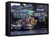 Some Favelas of Manaus on the Waterfront, Manaus, Brazil, South America-Olivier Goujon-Framed Stretched Canvas