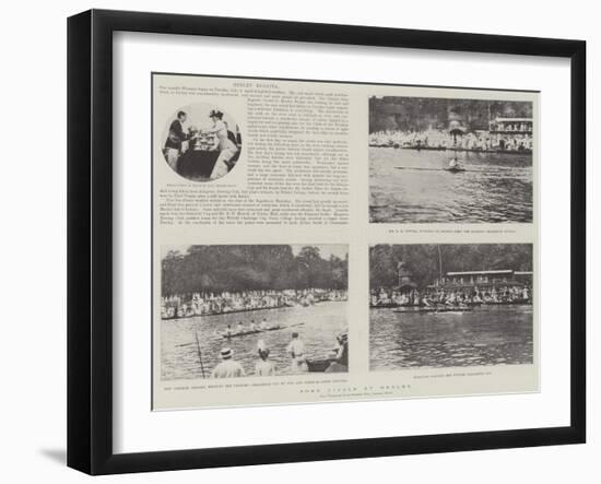 Some Finals at Henley-null-Framed Giclee Print