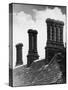 Some Fine Tudor Chimneys at Bramhall Hall, Cheshire, England-null-Stretched Canvas