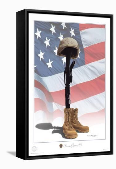 Some Gave All-Marc Wolfe-Framed Stretched Canvas