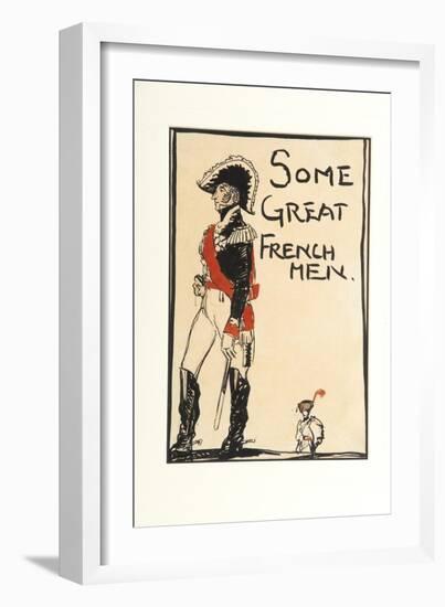 Some Great French Men, 1917-Claud Lovat Fraser-Framed Giclee Print