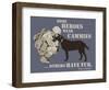 Some Heroes Wear Cammies, Others Have Fur-Dog is Good-Framed Art Print