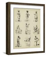 Some Humorous Indian Types-null-Framed Giclee Print