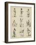 Some Humorous Indian Types-null-Framed Giclee Print