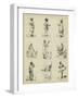 Some Humorous Indian Types-null-Framed Giclee Print