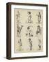 Some Humorous Indian Types-null-Framed Giclee Print