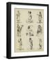 Some Humorous Indian Types-null-Framed Giclee Print