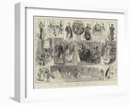 Some Incidents of a Debutante's First Drawing-Room-Thomas Walter Wilson-Framed Giclee Print