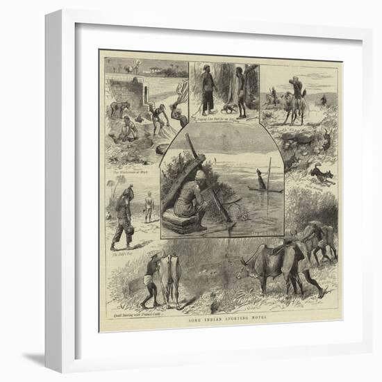 Some Indian Sporting Notes-null-Framed Giclee Print