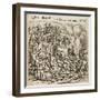 Some Indians are Killed, Some Perish in a Fire-Theodor de Bry-Framed Giclee Print