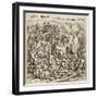 Some Indians are Killed, Some Perish in a Fire-Theodor de Bry-Framed Giclee Print